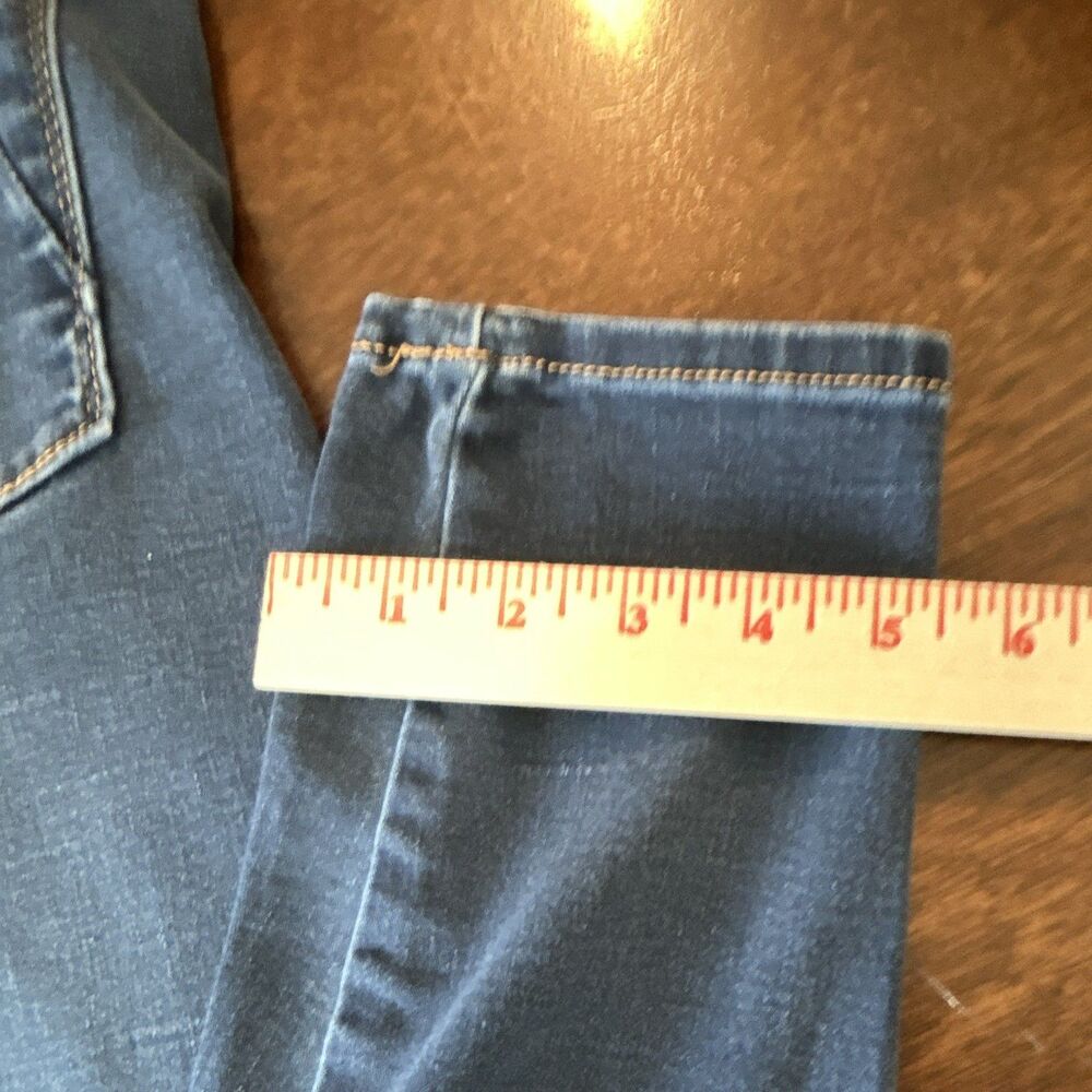 Vintage American Women's Skinny JeansBlue Mid Rise 5-Pocket MedWash Denim 14/32 - Picture 13 of 16